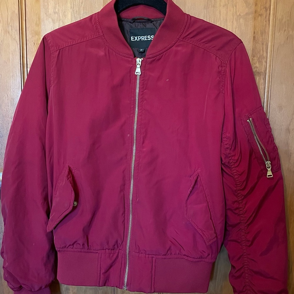 Berry Express Bomber Jacket Vintage Inspired - image 1